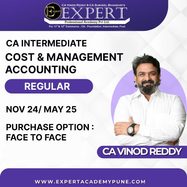 Picture of CA Intermediate Cost & Management Accounting New Syllabus - By CA Vinod Reddy