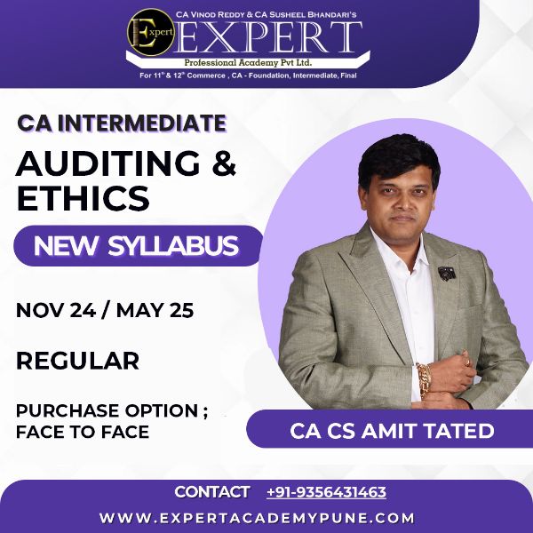 Picture of CA Intermediate Auditing & Ethics New Syllabus - By CA CS Amit Tated