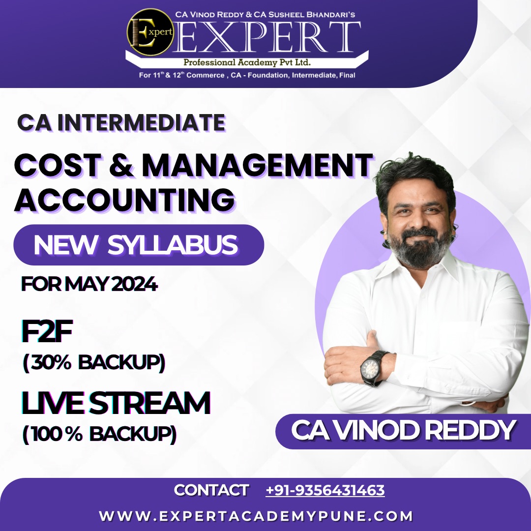 Expert Academyca Intermediate Cost & Management Accounting New Syllabus 