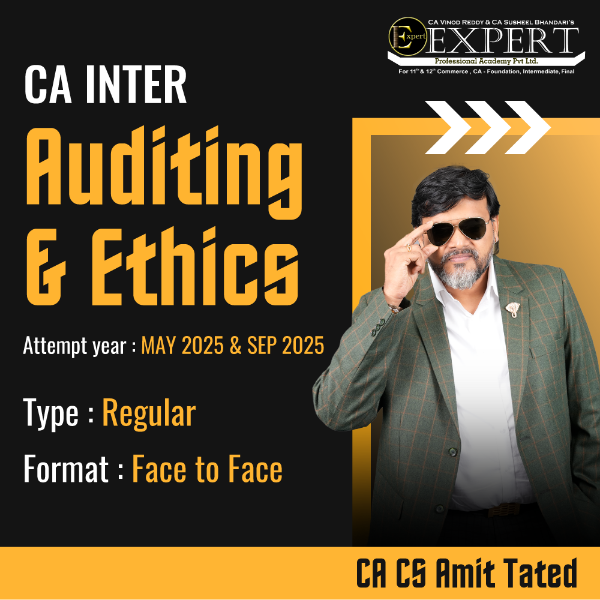 Picture of CA Intermediate Auditing & Ethics May & Sep 25 - By CA CS Amit Tated