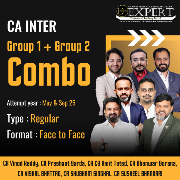 Picture of CA Intermediate  Group 1 + Group 2 May & Sep 25 - COMBO